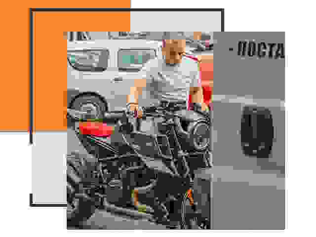 Перевозка мотоцикла по России - Услуги Перевозка-Дзж